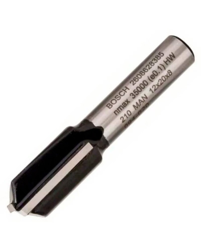 Пазовая прямая фреза Bosch 8х12х19.6х51 мм