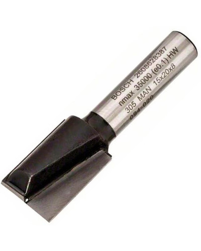 Пазовая прямая фреза Bosch 8х15х19.6х51 мм