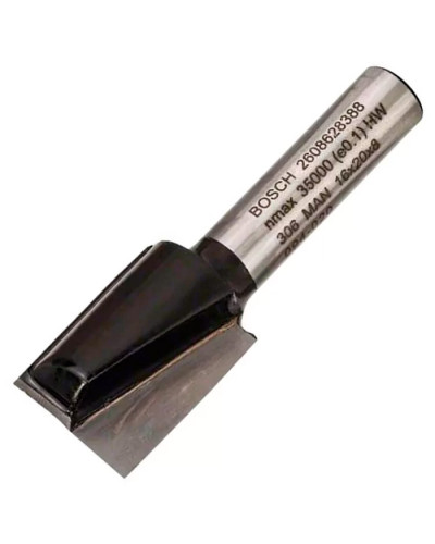 Пазовая прямая фреза Bosch 8х16х19.6х51 мм