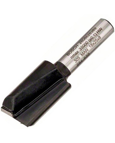 Пазовая прямая фреза Bosch 8х18х24.6х56 мм