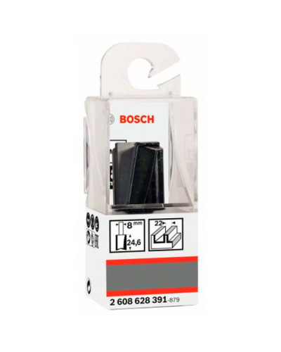 Пазовая прямая фреза Bosch 8х22х25х56 мм