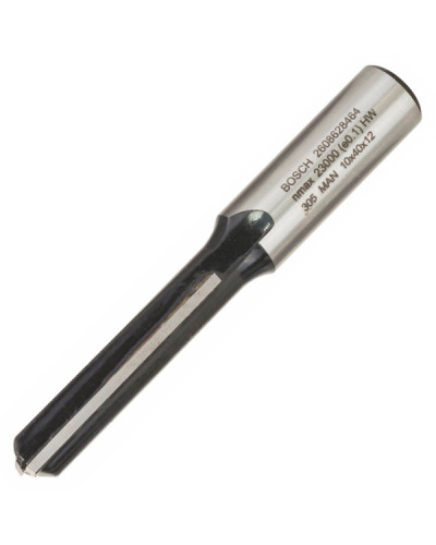 Пазовая прямая фреза Bosch 12х10х40х81 мм