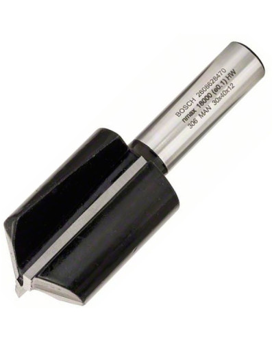 Пазовая прямая фреза Bosch 12х30х40х81 мм