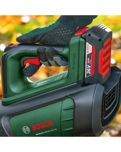 Акумуляторна повітродувка Bosch ALB 36V-750, 1 акб 36V 2.0 Ah та з/п AL 36V-20