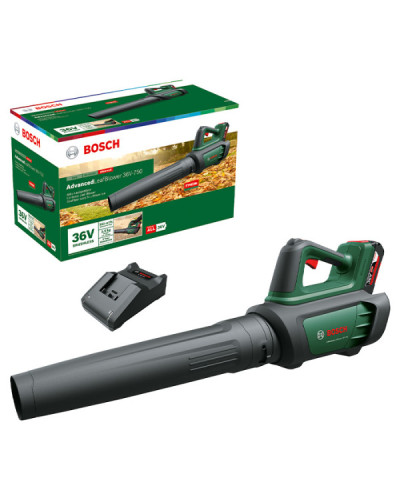 Акумуляторна повітродувка Bosch ALB 36V-750, 1 акб 36V 2.0 Ah та з/п AL 36V-20