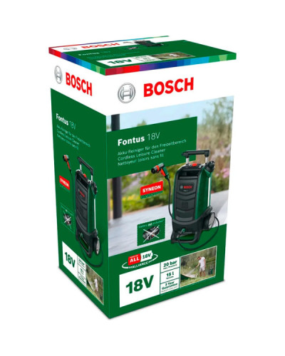 Акумуляторна мийка високого тиску Bosch Fontus 18V, без акб та з/п