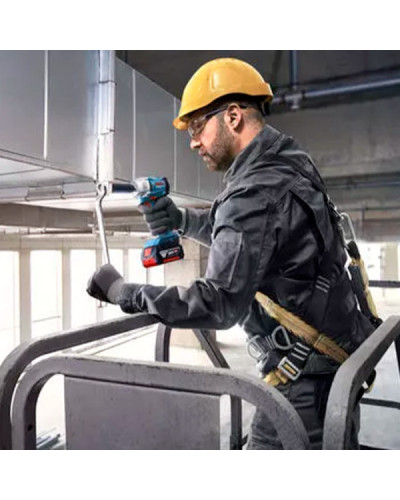 Аккумуляторный ударный гайковерт Bosch GDS 18V-350 Professional, 2 акб GBA 18V 4.0Ah и з/у GAL 18V-20 в L-Case