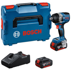 Акумуляторний ударний гайковерт Bosch GDS 18V-750 C Professional, 2 акб GBA 18V 5.0Ah та з/п GAL 18V-40 в L-BOXX
