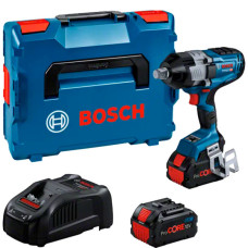 Акумуляторний ударний гайковерт Bosch GDS 18V-1600 HC Professional, 2 акб ProCORE18V 8Аh та з/п GAL 1880 CV в L-BOXX 136