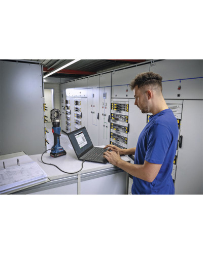 Акумуляторний гідравлічний обтискний інструмент Bosch GPH 18V-60 Professional, без акб та з/п в XL-BOXX