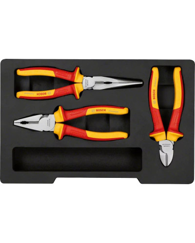 Набор плоскогубцев Bosch VDE Professional, 3 шт