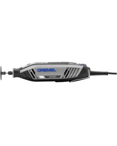 Багатофункціональний інструмент Dremel 4250 Platinum+ з 6 насадками і 128 аксесуарами, в кейсі
