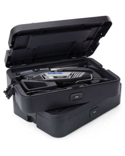 Багатофункціональний інструмент Dremel 4250 Platinum+ з 6 насадками і 128 аксесуарами, в кейсі
