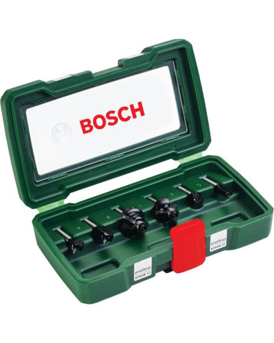 Набор комбинированных фрез Bosch Expert for Wood 6 мм, 6 шт