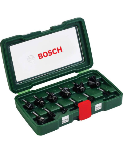 Набор фрез Bosch Expert for Wood 8 мм, 12 шт