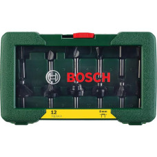 Набор фрез Bosch Expert for Wood 8 мм, 12 шт