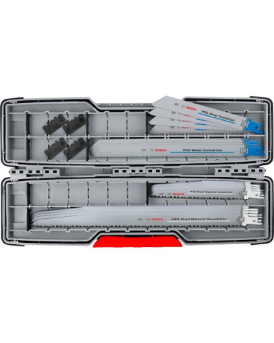 Набір пильних полотен Bosch Pro Demolition Blade Set в ToughBox, 16 шт