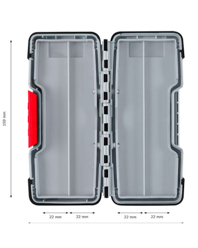 Кейс Bosch PRO Tough Box Small для аксесуарів, 43x87x210 мм