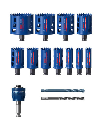 Набор коронок Bosch Expert Tough Material 20-76 мм, 14 шт