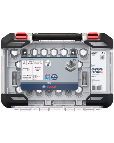 Набор коронок Bosch PRO Sheet Metal PC Plus 20-64 мм, 9 шт
