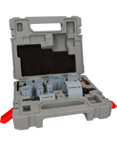 Набор коронок  Bosch PRO Multi Material 19-76 мм, 17 шт