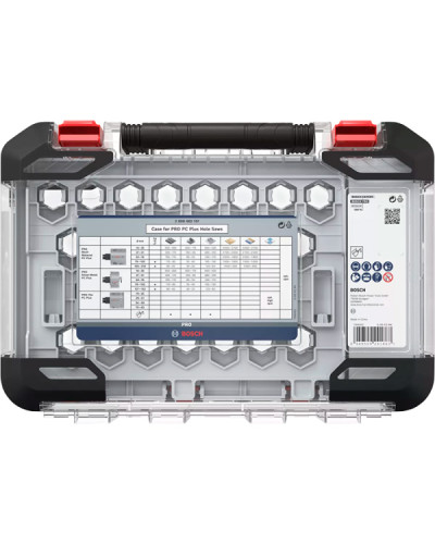Кейс для коронок Bosch PRO 300х200х100 мм