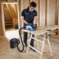 Аккумуляторная дисковая пила Bosch GKS 18V-68 GC Professional, 2 акб ProCORE18V 8.0Ah, з/у GAL 18V-160 C в L-Boxx 238