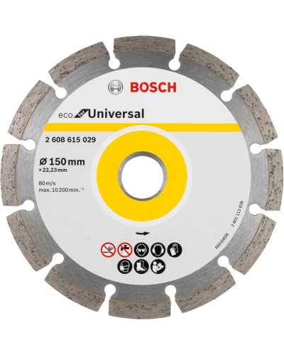 Алмазний круг Bosch ECO for Universal 150x22.23x2.1x7 мм