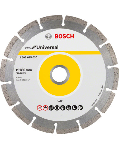 Алмазний круг Bosch ECO for Universal 180x22.23x2.2x7 мм