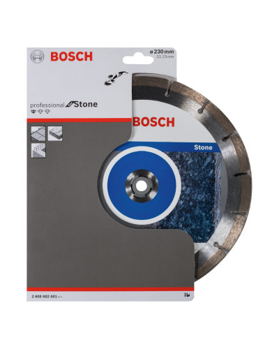 Алмазний круг Bosch Standard for Stone 230x22.23x2.3x10 мм
