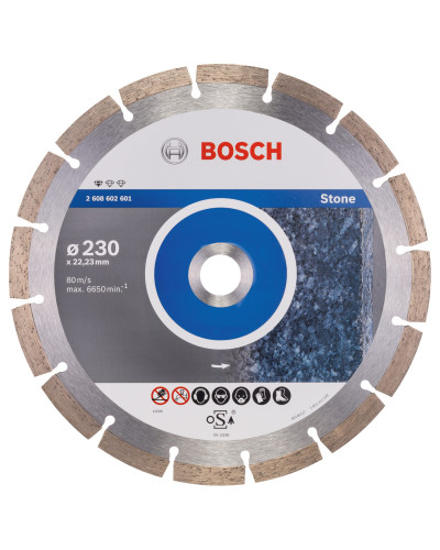 Алмазний круг Bosch Standard for Stone 230x22.23x2.3x10 мм