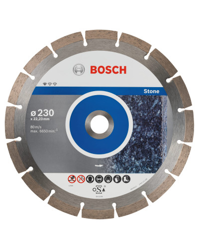 Алмазний круг Bosch Standard for Stone 230x22.23x2.3x10 мм, 10 шт