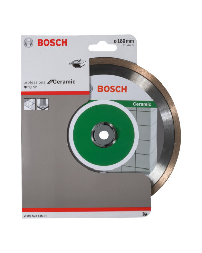 Алмазный круг Bosch Standard for Ceramic 180x25.40x1.6x7 мм