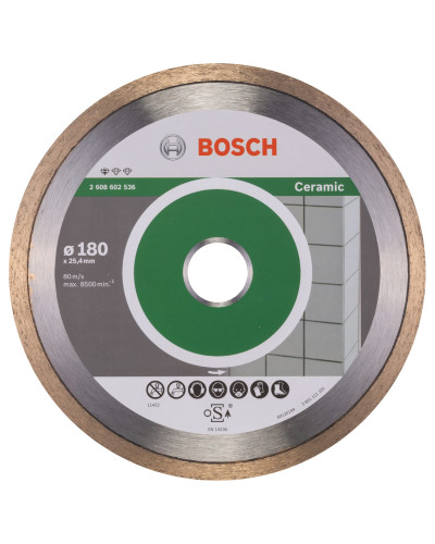 Алмазный круг Bosch Standard for Ceramic 180x25.40x1.6x7 мм