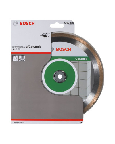 Алмазный круг Bosch Standard for Ceramic 200x25.40x1.6x7 мм