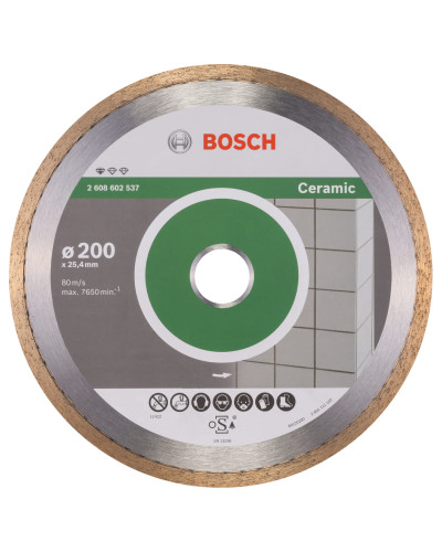 Алмазный круг Bosch Standard for Ceramic 200x25.40x1.6x7 мм