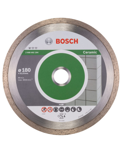 Алмазный круг Bosch Standard for Ceramic 180x22.23x1.6x7 мм