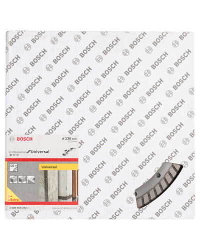 Алмазний круг Bosch Standard for Universal Turbo 230x22.23x2.5x10 мм, 10 шт