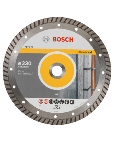 Алмазний круг Bosch Standard for Universal Turbo 230x22.23x2.5x10 мм, 10 шт