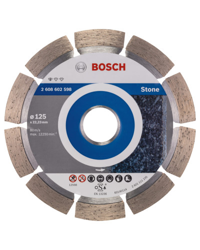 Алмазний круг Bosch Standard for Stone 125x22.23x1.6x10 мм
