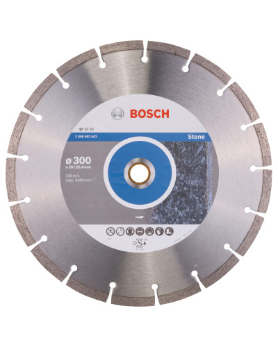 Алмазний круг Bosch Standard for Stone 300x20/25.40x3.1x10 мм