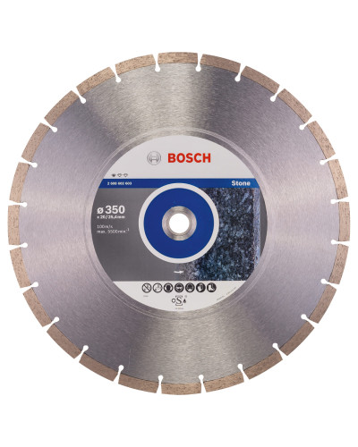 Алмазний круг Bosch Standard for Stone 350x20/25.40x3.1x10 мм