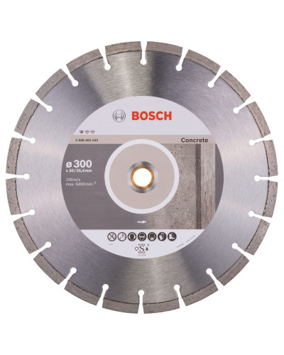 Алмазний круг Bosch Standard for Concrete 300x20/25.40x2.8x10 мм