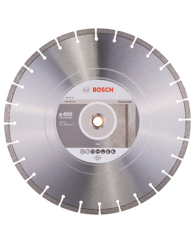 Алмазный круг Bosch Standard for Concrete 400x20/25.40x3.2x10 мм