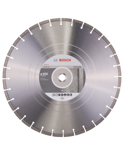 Алмазний круг Bosch Standard for Concrete 450x25.40x3.6x10 мм