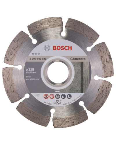 Алмазний круг Bosch Standard for Concrete 115x22.23x1.6x10 мм