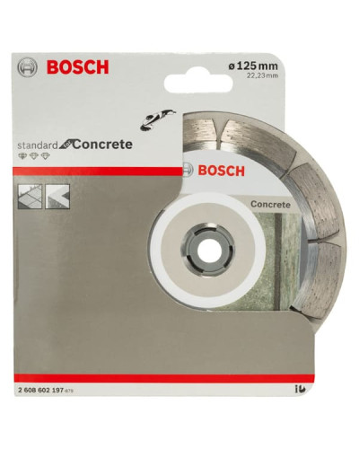 Алмазний круг Bosch Standard for Concrete 125x22.23x1.6x10 мм