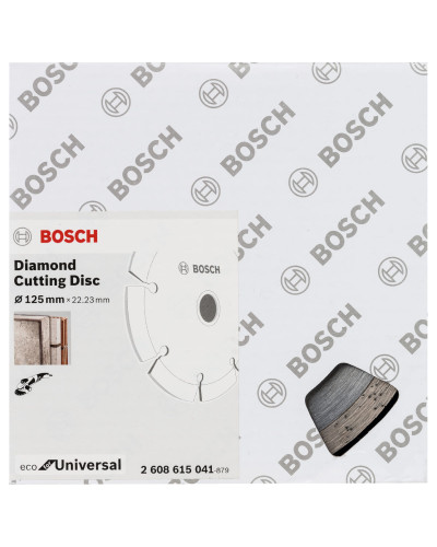 Алмазний круг Bosch ECO for Universal 125x22.23x2.0x7 мм, 10 шт
