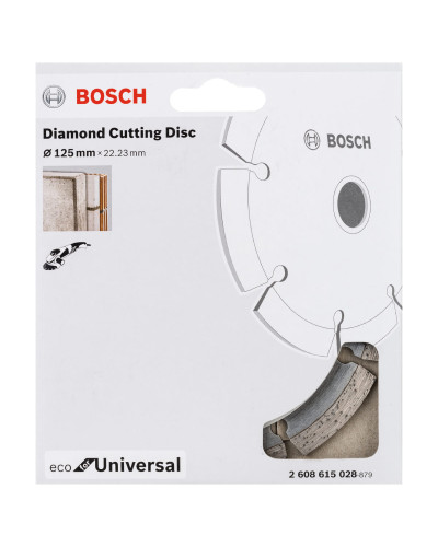 Алмазний круг Bosch ECO for Universal 125x22.23x2.0x7 мм