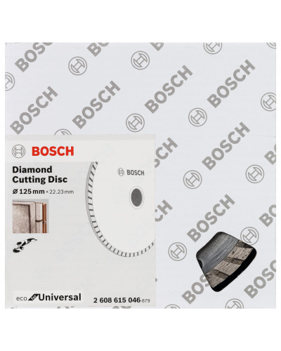 Алмазний круг Bosch ECO for Universal Turbo 125x22.23x2.4x7 мм, 10 шт